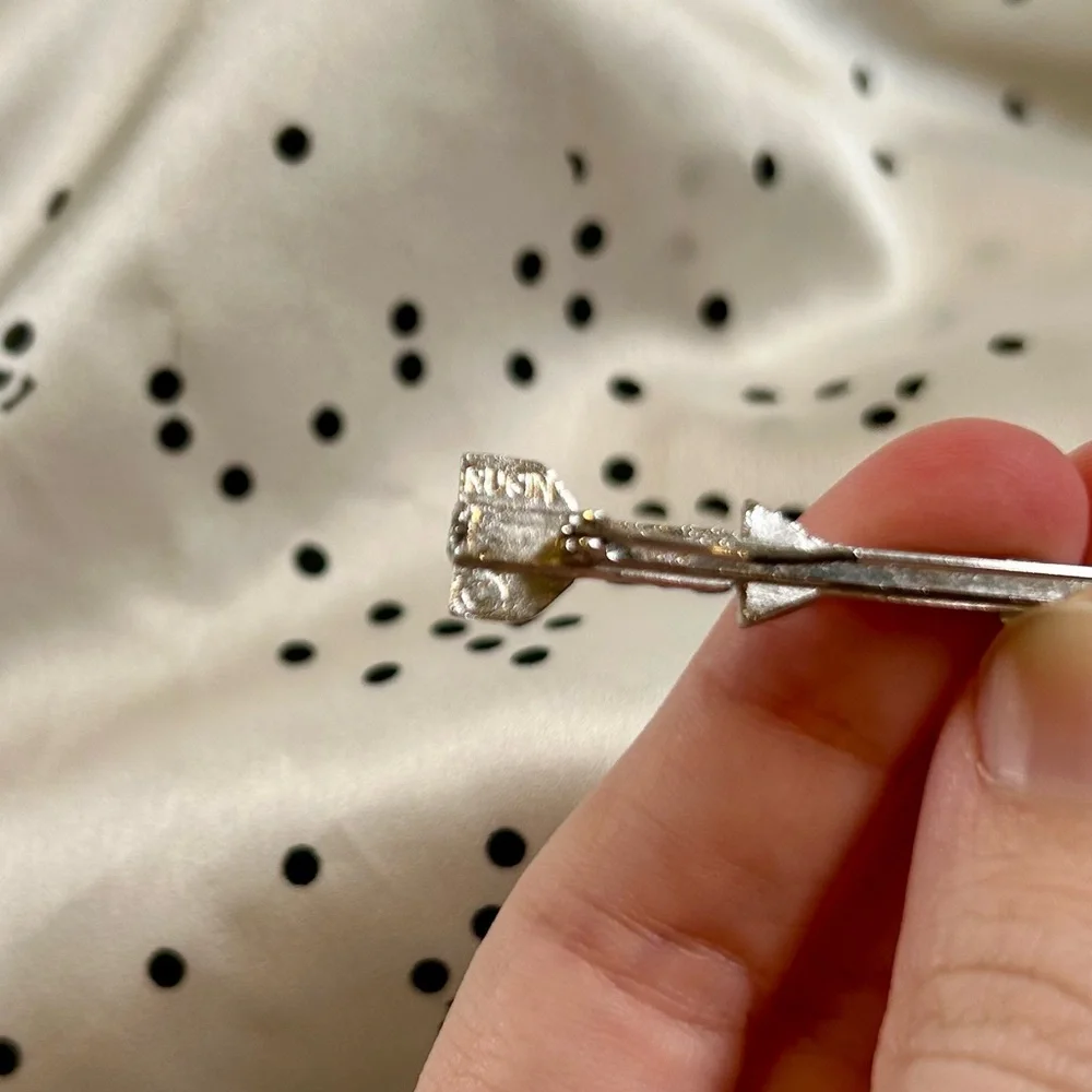 Vintage silver tone